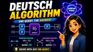 Lecture 15# Deutsch Algorithm Explained | Constant vs Balanced Functions in Quantum Computing