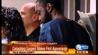 Carjacking suspect in court
