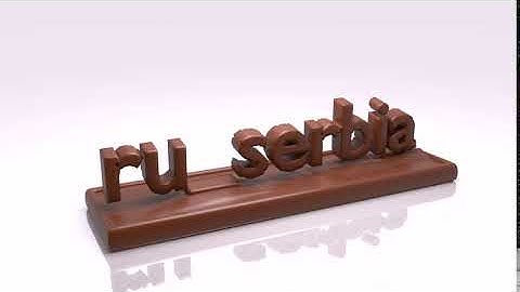 Blender chocolate bar animation :)