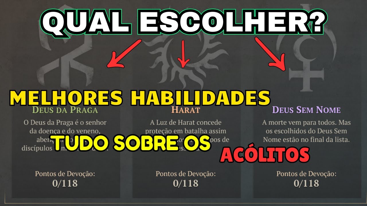 Tudo o que você precisa saber os Deuses e seus dons || Grim Soul Survival