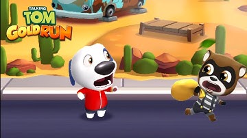 Talking Tom Gold Run - Gameplay Walkthrough Part 3 - Hanks Highway (iOS, Android)