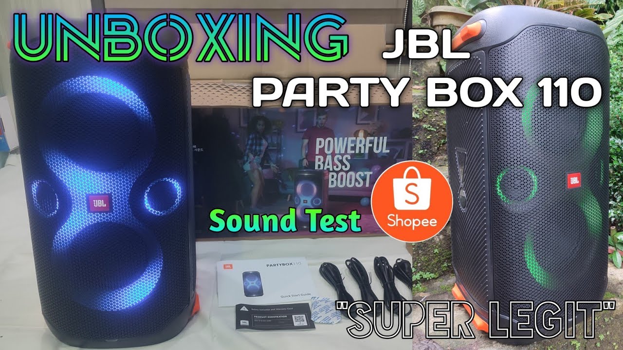 JBL PARTYBOX 310  Unboxing & Basstest 