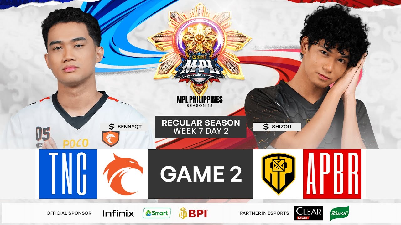 MPL PH S16 - W7D2 - TNC VS APBR GAME 2
