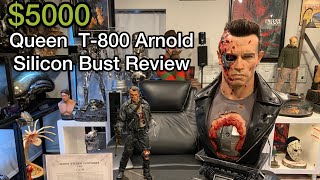 $5000 Queen Studios Terminator T-800 Arnold Life Size Silicon Bust Review
