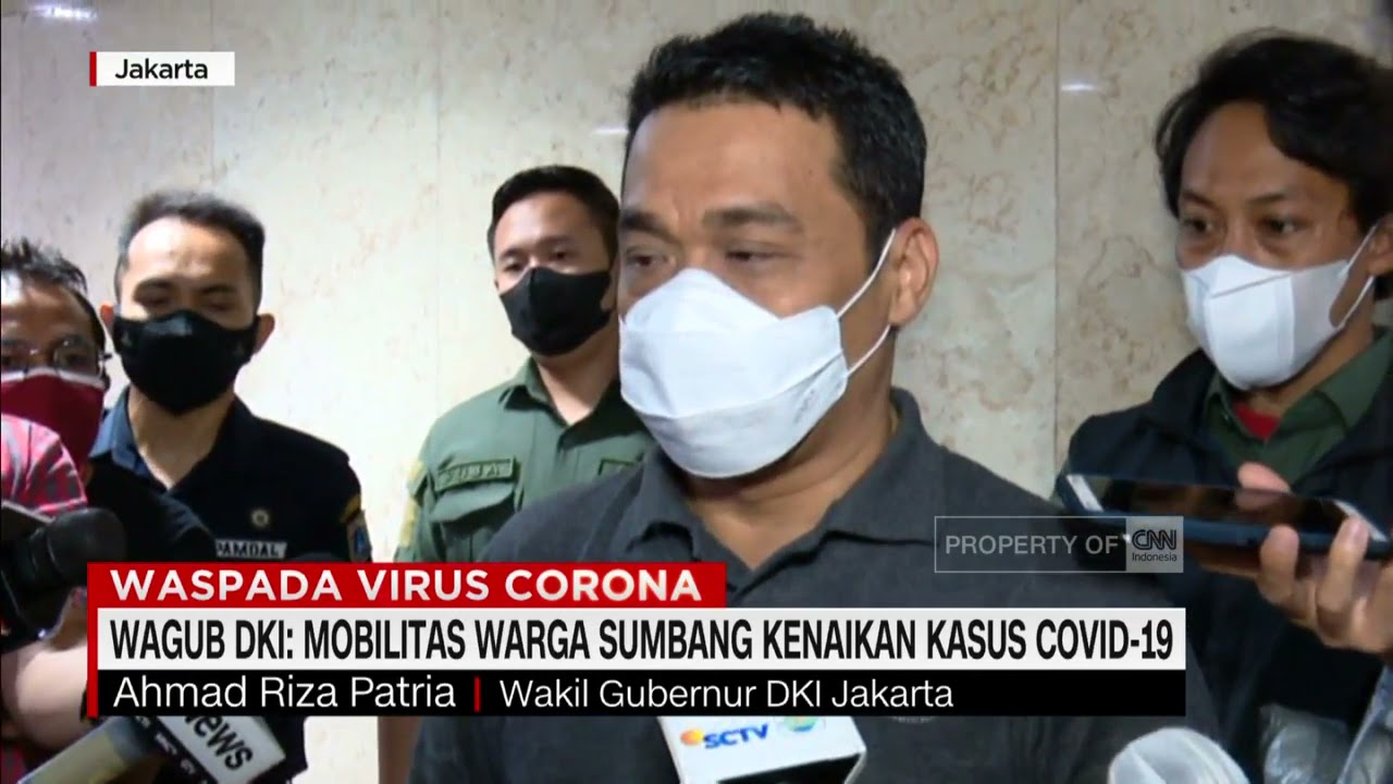 Kasus Harian Covid-19 di Jakarta Meningkat, Wagub DKI: Mobilitas Warga Sumbang Kenaikan Kasus