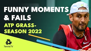 ATP Grass Season 2022 Funny Moments \& Fails 😝