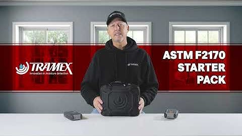 ASTM F2170 Starter Pack Overview For Tramex CMEX5 & MEX5 Meters