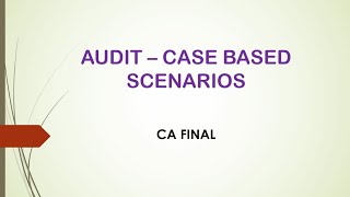 Audit Case Study -1