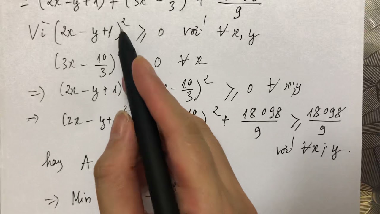 Toán nâng cao lớp 8. Tìm giá trị nhỏ nhất. Hằng đẳng thức nâng cao...