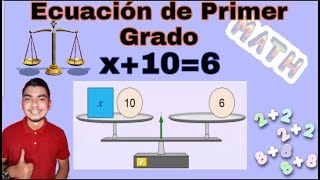 Como resolver una ecuación de primer grado usando balanza.. Séptimo Grado!!