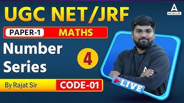 NTA UGC NET PAPER 1 | Reasoning | "Number Series Part -4 | By Rajat Sir