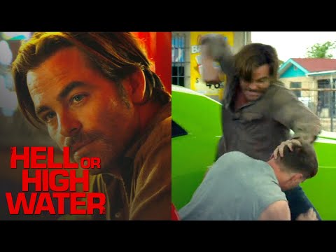 'Gas Station Beat Down & Casino Conflict' Scene | Hell or High Water