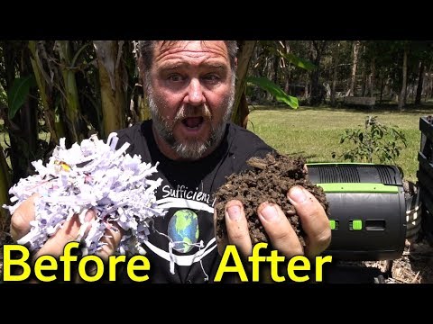 How to Turn Shredded Paper into Compost Garden Plant Food
