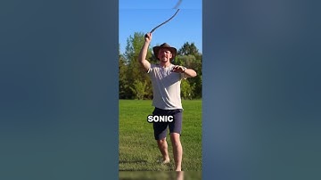 Wist je dat een zweep de geluidsbarrière doorbreekt?