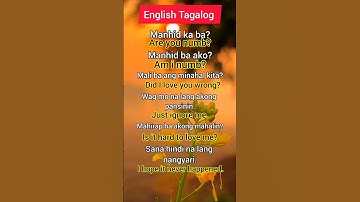 English Tagalog Translation #learn #teach #shorts #language #translation #filipinalifehappens#feeds
