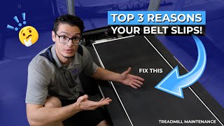 Top 3 REASONS Your belt is Slipping!! | Treadmill Maintenance