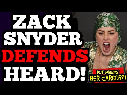 BREAKING! Zack Synder DEFENDS Amber Heard While ALSO helping WRECK Aquman 2 and her career?!
