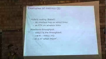 WBMv4: BabelZ wireless routing protocol