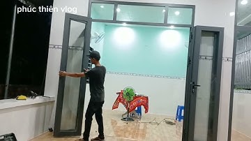 CỬA NHÔM XINGFA 4 cánh GẤP GỌN (lắp đặt ở TÂN UYÊN)/ptvl tập 203