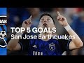 San jose earthquakes top 5 goals of 2023