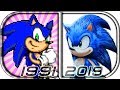 EVOLUTION of SONIC in Video Games ⚡ (1991-2019) Sonic The Hedgehog fixed (2019) funny dance scene