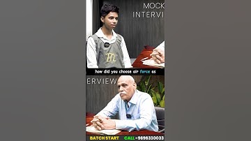 NDA SSB Mock Interview | SSB Personal Interview By Col KK Rai Sir | Best SSB Interview Coaching- MKC