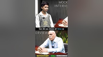 NDA SSB Mock Interview | SSB Personal Interview By Col KK Rai Sir | Best SSB Interview Coaching- MKC