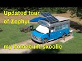 Updated Tour of Zephyr the Skoolie