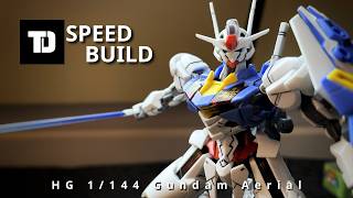 Gundam Aerial HG 1/144 | Bootleg | Speed Build | ASMR BUILD | Beat Building