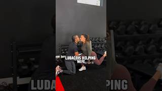 Ludacris Holding Helping His Wife Stay In Shape