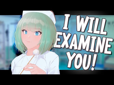 🍭ASMR Sweet School Nurse Examines Your Ears 👂