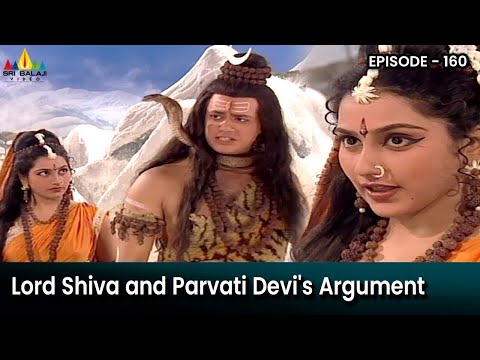 Lord Shiva and Parvati Devi's Argument | Episode 160 | Om Namah Shivaya Telugu Serial - SRIBALAJIMOVIES