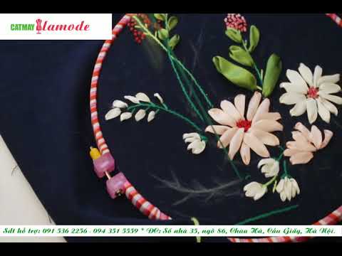 Video Thêu hoa ruy băng - YouTube