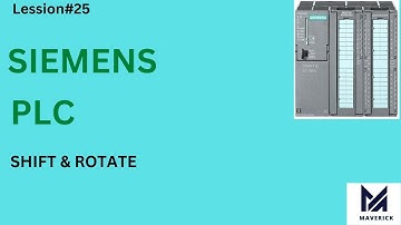 SHIIFT & ROTATE INSTRUCTION IN SIEMENS PLC | How to use Shift & Rotate instructions in Siemens PLC|