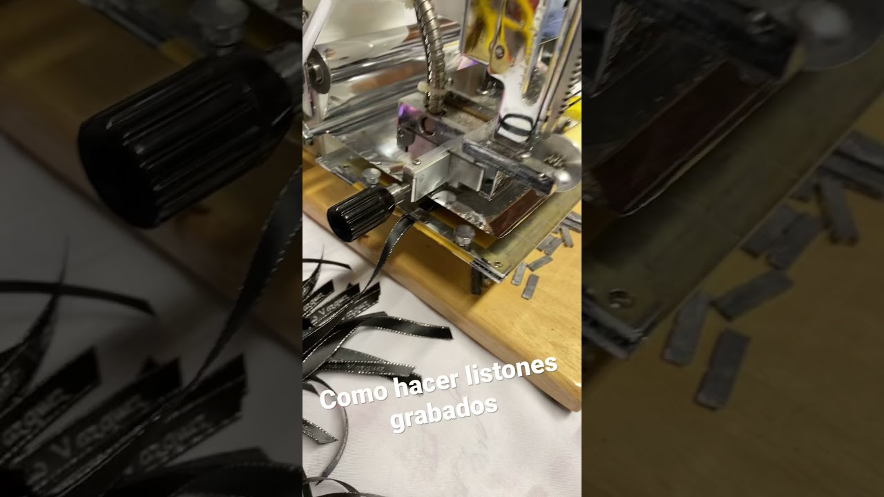 Como hacer listones grabados