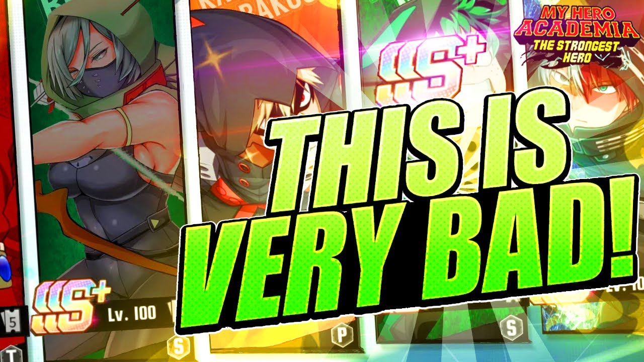 *BAD  NEWS* For F2P And Light Spenders: My Hero Academia The Strongest Hero
