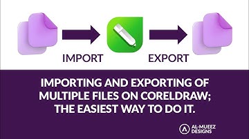 Importing and exporting files in coreldraw:export multiple pages at once. #coreldraw #graphicdesign