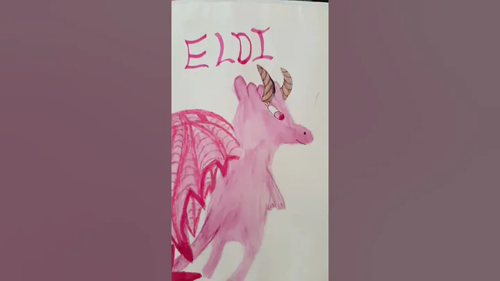 I made my first dragon puppet! #dragons #dragonpuppet #cool #fun #colour #markers