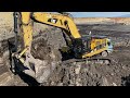 Caterpillar 390D Excavator Loading Mercedes &amp; MAN Trucks With Two Passes - Interkat SA