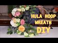 Summer Wreath Idea Using A Dollar Tree  Hula Hoop / Easy Budget Ideas