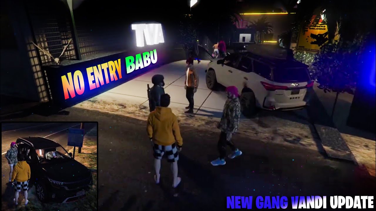 ബാബുന് New GangHouse ലും No Entry 😂 TvA New Gang വണ്ടി 💥🔥 Funny Moments 😇