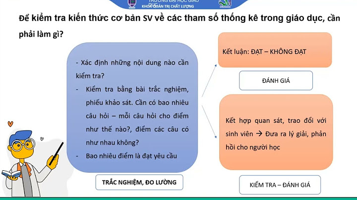 Sự khác biệt giữa kiểm tra và đánh giá năm 2024