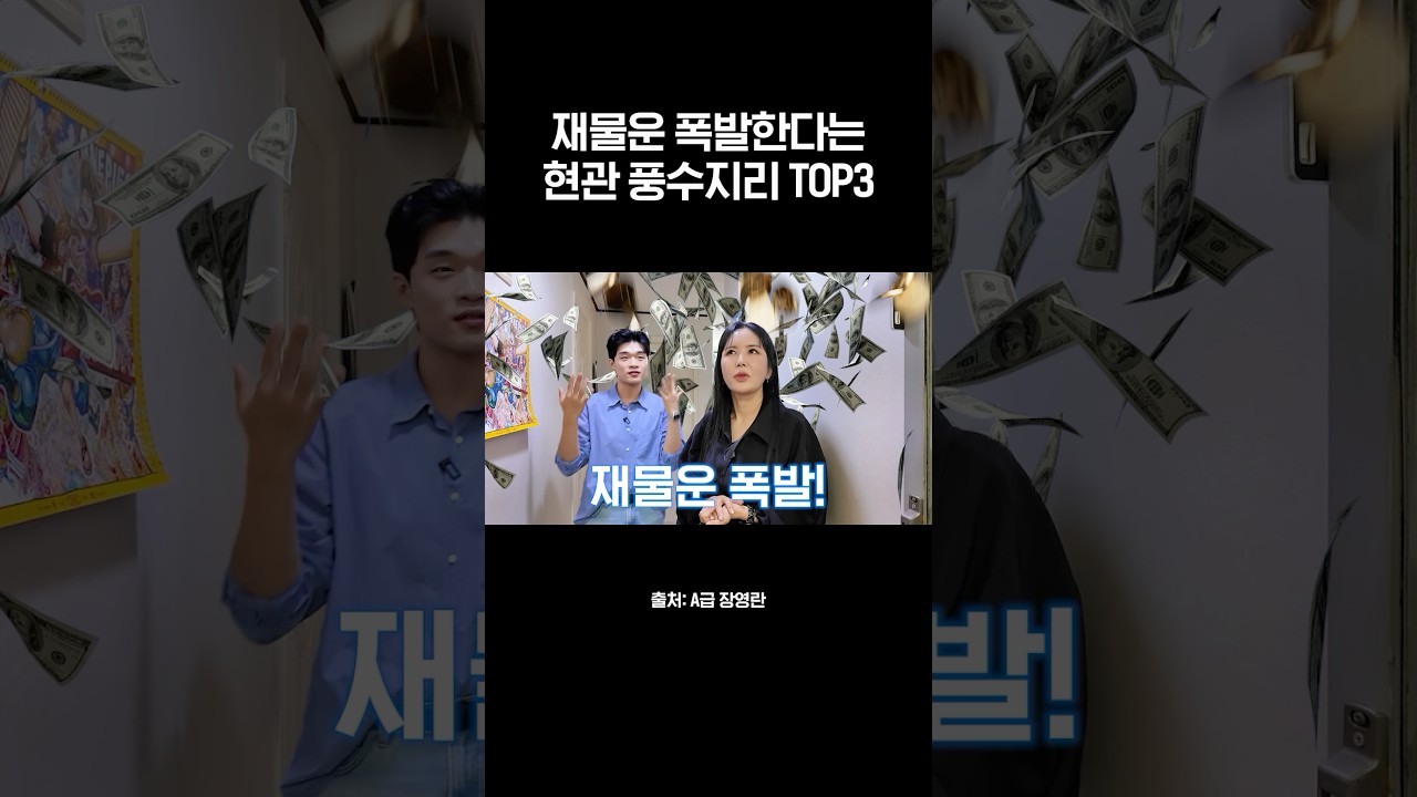 따라하면 무조건 돈 들어오는 풍수 인테리어(초간단)