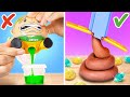 Rich vs poor pooping fidgets  how to make diy gadgets for free
