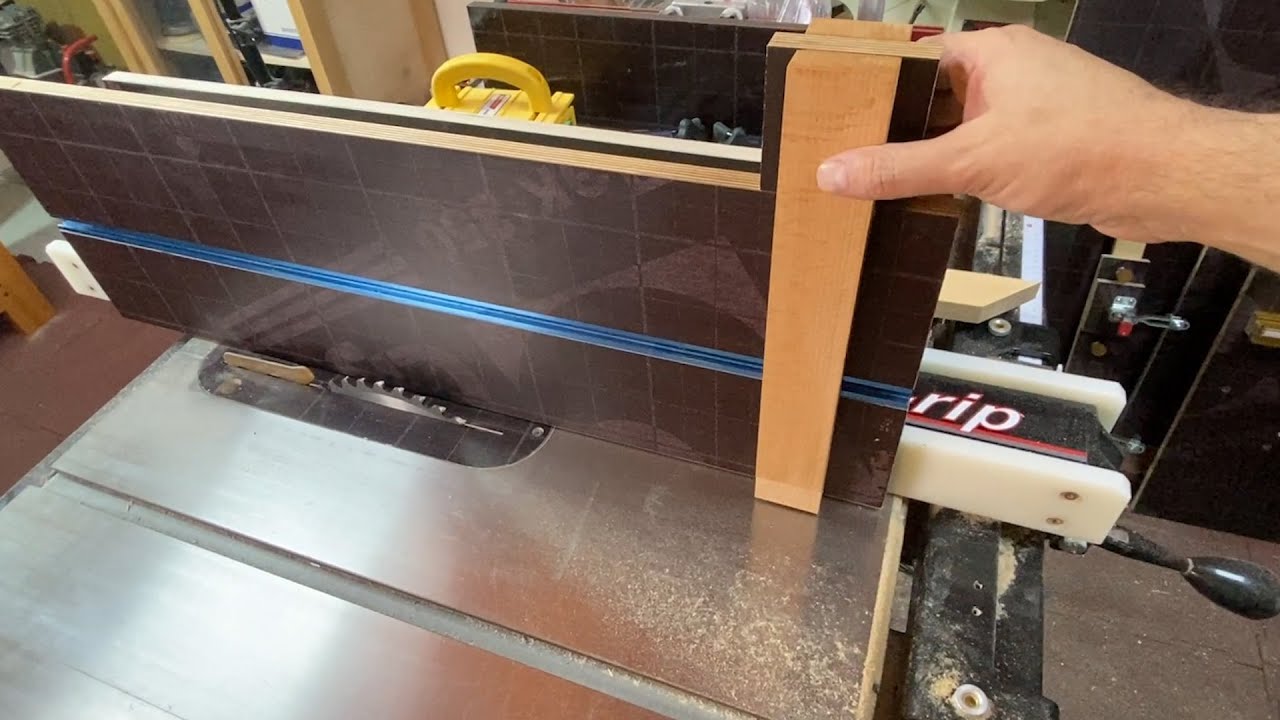 Table Saw Auxiliary fence YouTube