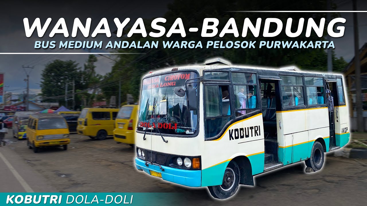 Masih Eksis Sampe Sekarang! Bus LEGEND Pelosok Purwakarta👌🏻Wanayasa - Bandung Naik KOBUTRI Dola-Doli