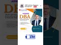 Executive DBA Admissions Open | 100% Online Global Doctorate for Professionals
