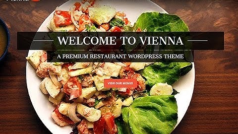 Vienna Restaurant WordPress Theme Setup