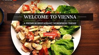 Vienna Restaurant WordPress Theme Setup