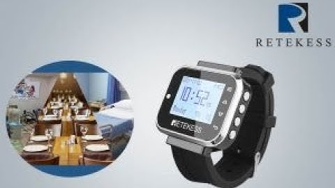 How To Set Retekess TD110 Watch Pager